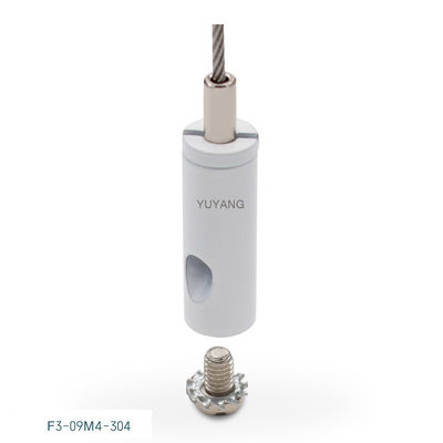 M4 White Coated Side Exit Gripper 9mm Diameter 1.2mm Applicable For Hanging Track