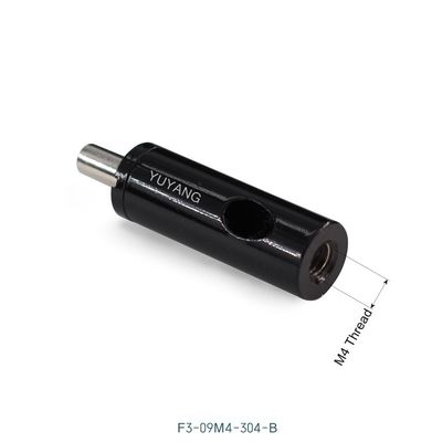 Black Coated Side Exit Cable Gripper 1.5mm M4 Internal Thread Wire Cable Grippers 304-B