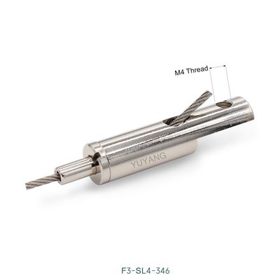M4 Screw Single Sided Suspension Cable Gripper Fork Gripper For Hanging Sign And Panel