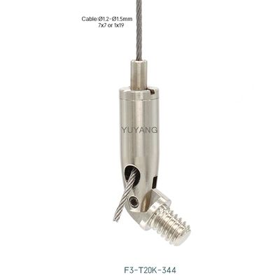1 / 4-20 Thread Steel Wire Gripper 180 Degree Movable Jointed Grippers Swingable