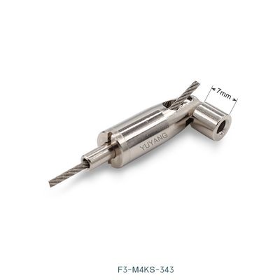 M4 Internal Thread Wire Cable Gripper 180 Degree Movable Joint Gripper F3-343