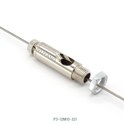 M10 Thread Pendant Light Cable Gripper 12*40mm Mesh Nut F3-1/8-IP-321 High Stability