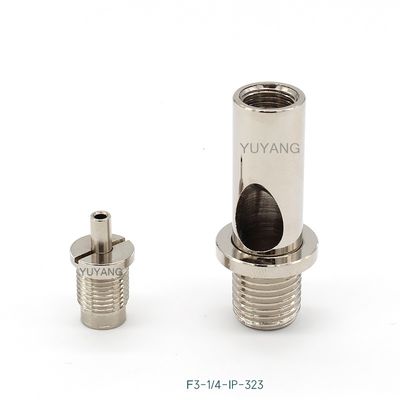 M12 External Thread Brass Cable Gripper 1.5mm Wire Rope Clip Heavy Duty Ceiling Suspension Lock