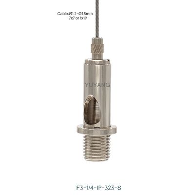 F3-323-S Mesh Nut Adjustable Cable Gripper Bottom Exit Power Feed Grippers 13mm*47mm