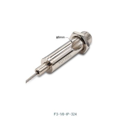 6mm Lighting Cable Fixed Gripper Nickel Plated For 2mm Suspended Wire F3-324