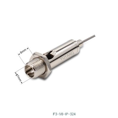 6mm Lighting Cable Fixed Gripper Nickel Plated For 2mm Suspended Wire F3-324