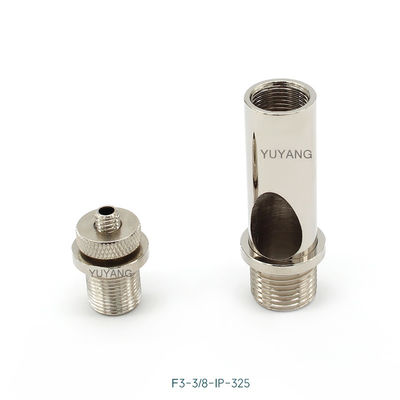 Nickel Plated Lighting Cable Gripper 2mm With Mesh Safety Nut F3-325 3/8IP Customizable