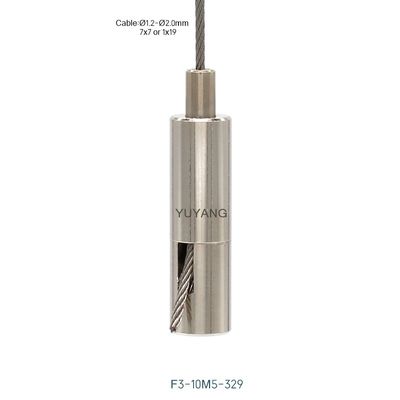 M5 Thread Grip Lock Cable Grippers Customizable For Lighting Hanging System F3-329