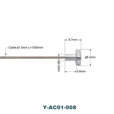 T Bolt End Steel Wire Rope Sling For Construction And Home Decoration