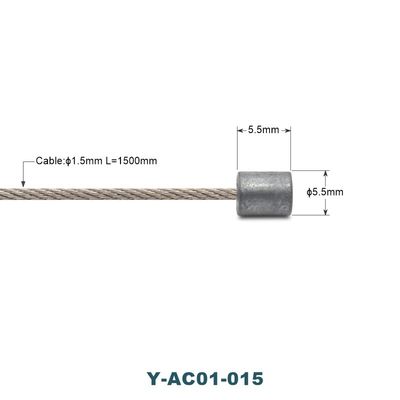 Stop End Wire Rope Assemblies Galvanized Customizable For Lighting And Hanging