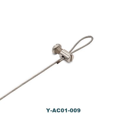 1.0mm Galvanized With M3 Screw Clamp For Hanging Lighting Fixtures And Artworks