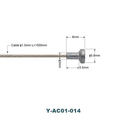 Stainless Steel Wire Rope Sling T End Wire Lifting Slings For Fixing
