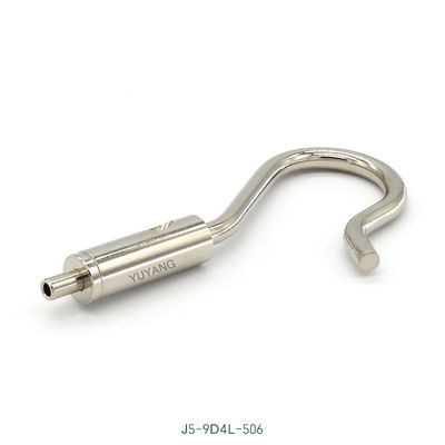 Brass Hook Grippers Wide Arc Brass Hanging 9*74mm Side Exit Gripper J5-506