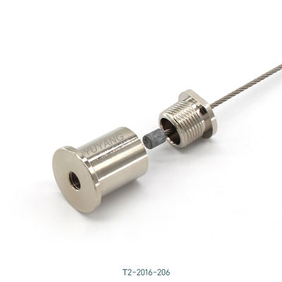M6 Suspension Cable Gripper Steel Cable Gripper For Exhibitions And Industrial Fixtures