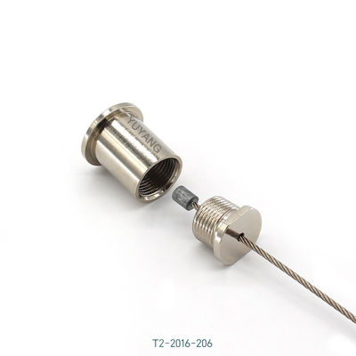 M6 Suspension Cable Gripper Steel Cable Gripper For Exhibitions And Industrial Fixtures