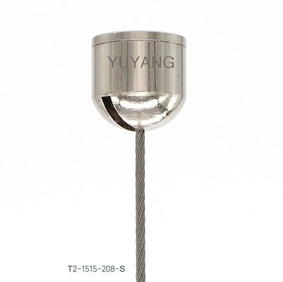 7x19 Aircraft Cable Fork Gripper Kit 1.5mm Stainless Steel Wire Rope Locking Pin Acoustic Panel Display Hanging
