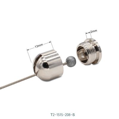 Brass Suspension Cable Gripper 15mm Heigth Side Exit Cable Gripper Corrosion Proof