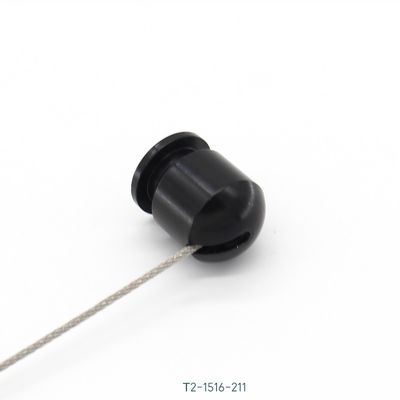 Tilt Mountable Suspended Ceiling Wire Attachment M4 Rounded Base T2-211 Black