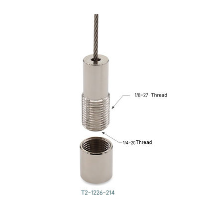 Cylindrical Lights Ceiling Attachment Kit T2-214 1.5mm Diameter Corrosion Resistance