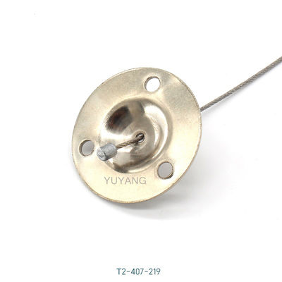 Three Hole Suspension Cable Gripper Flange Ceiling Attachment For 2.0mm Wire