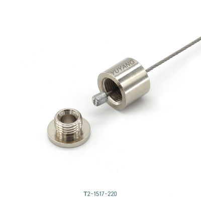 M5 Thread Adjustable Suspension Cable Gripper 1.5mm Suspension Ceiling Attachment