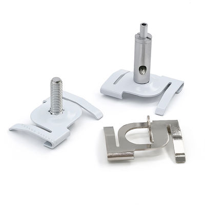 Nickel Plated T Bar Ceiling Clips For 1/4-20 Stud 1mm Thicknesses Long Lasting T2-222