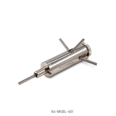 Side Exit Griplock Cable Gripper M5 Thumb Screw X6-601 Wire Rope Gripper