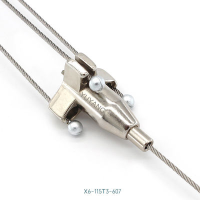 Bottom Exit Wire Rope Gripper 11.5mm Diameter Bottom Cable Grippers Three Steel Wire X6-607