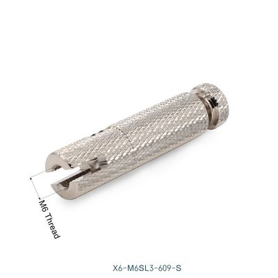 Y Shaped Cross Lighting Suspension Cable Grippers With Knobbed Safety Nut X6-609-S