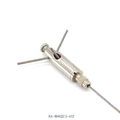 Y Shaped Lighting Suspension Cable Grippers M4 Thumb Screw Commercial X6-612