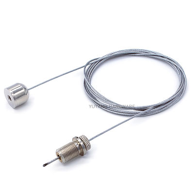 M5 Thread Steel Cable Suspension Kit 1m Length Flexible For Hanging Lights