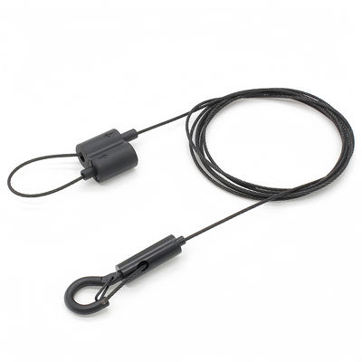 Matte Black Cable Suspension Kits Wire Rope Hanging Kit For Sign Picture
