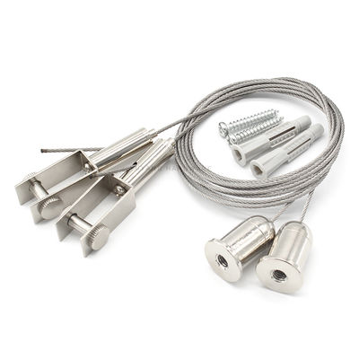 High Security Suspension Cable Hanging Kit Powerful For Sign Billboards