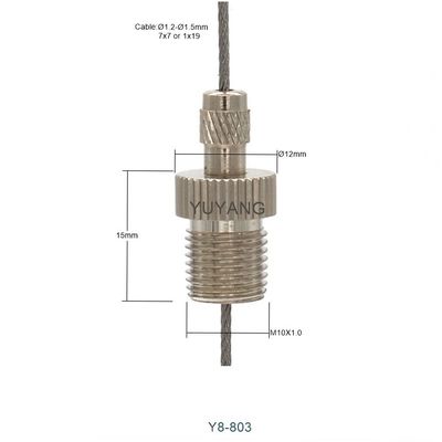 M10 Adjustable Cable Gripper 1.5mm Iron Suspension Cable Gripper High Precision