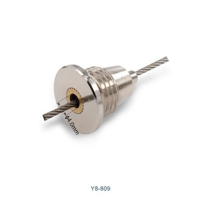 1/4-18T Thread Side Exit Cable Gripper 16mm Diameter For Decorative Lighting