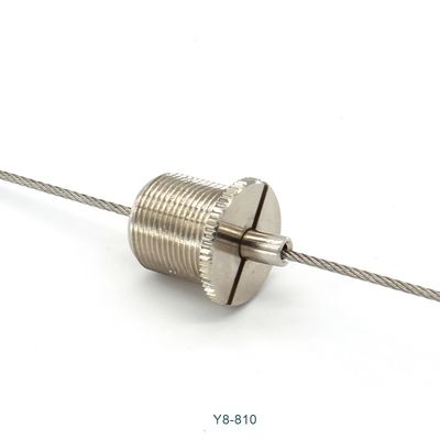 M16 Nickel Lighting Suspension Cable Grippers 20mm Diameter Suspended Cable Gripper