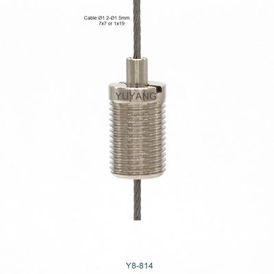 3/8-27T Thread Suspension Cable Gripper Open Top Quick Installation Anti Corrosion