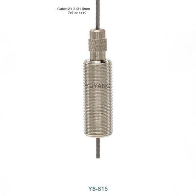 Customised 3/8-27T Long Thread Cable Looping Gripper Adjustable For Track Lighting