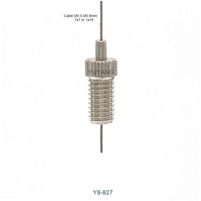 M6 Thread Wire Cable Gripper Lights Customizable Suspension Cable Gripper For Small Diameter