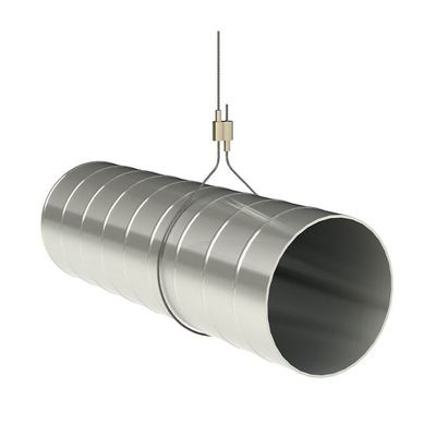 Adjustable HVAC Duct Hanging Kit Turnbuckle Tensioner Wire Rope Suspension Set Stainless Steel Cable