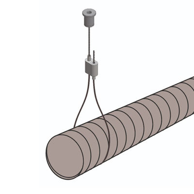 M6 Thread Suspension Cable Hanging Kit Aluminum Alloy With Two Way Loop