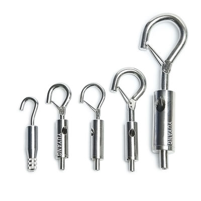 Adjustable Stainless Steel Wire Rope Hanging System with Brass Snap Hooks for Pendant & Track Lighting