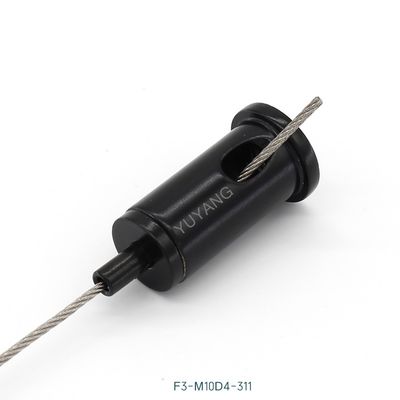 Aircraft Wire Rope Hanging Kit 1.5mm 304 Stainless Steel Cable Gripper System for Linear LED Lighting Suspension