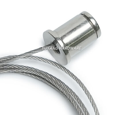 Steel Wire Ceiling Hanging Kit Ceiling Fixing Mount with Cable Gripper Lights Billboards Adjustable Cable Suspension Kit