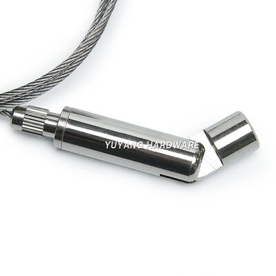 Steel Wire Ceiling Hanging Kit Ceiling Fixing Mount with Cable Gripper Lights Billboards Adjustable Cable Suspension Kit