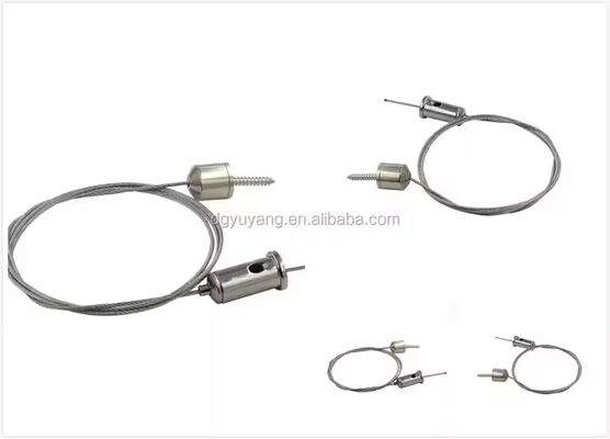 Factory Price Hanging Kit with Looping Cable Suspension Kit Brass Hanging Kit Steel Wire Gripper