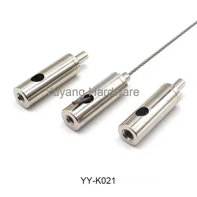 Factory Price Safety Cable Gripper Suspension Kit with Steel Cable and Wire Rope Clip for Indoor Use