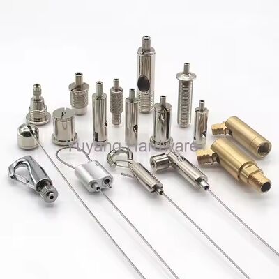 Most Popular Brass Cable Gripper Hanging Kit with Wire Rope and Hook Cable Gripper