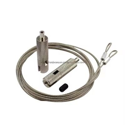 Customized Stainless Steel Hanging Cable Lighting Suspension Kits for Lighting Fixtures