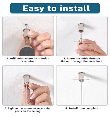 Wholesale Suspension Hanging Kits Adjustable Hanging Cable Lighting